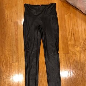 Spanx faux leather leggings